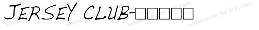JERSEY CLUB字体转换